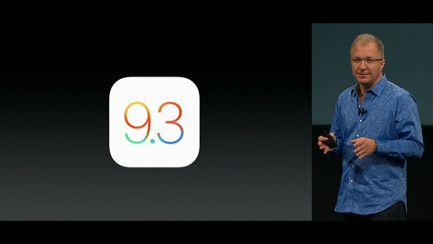 iOS 9.3 arrives with new features