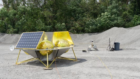 Google Lunar XPrize Astrobotic Test