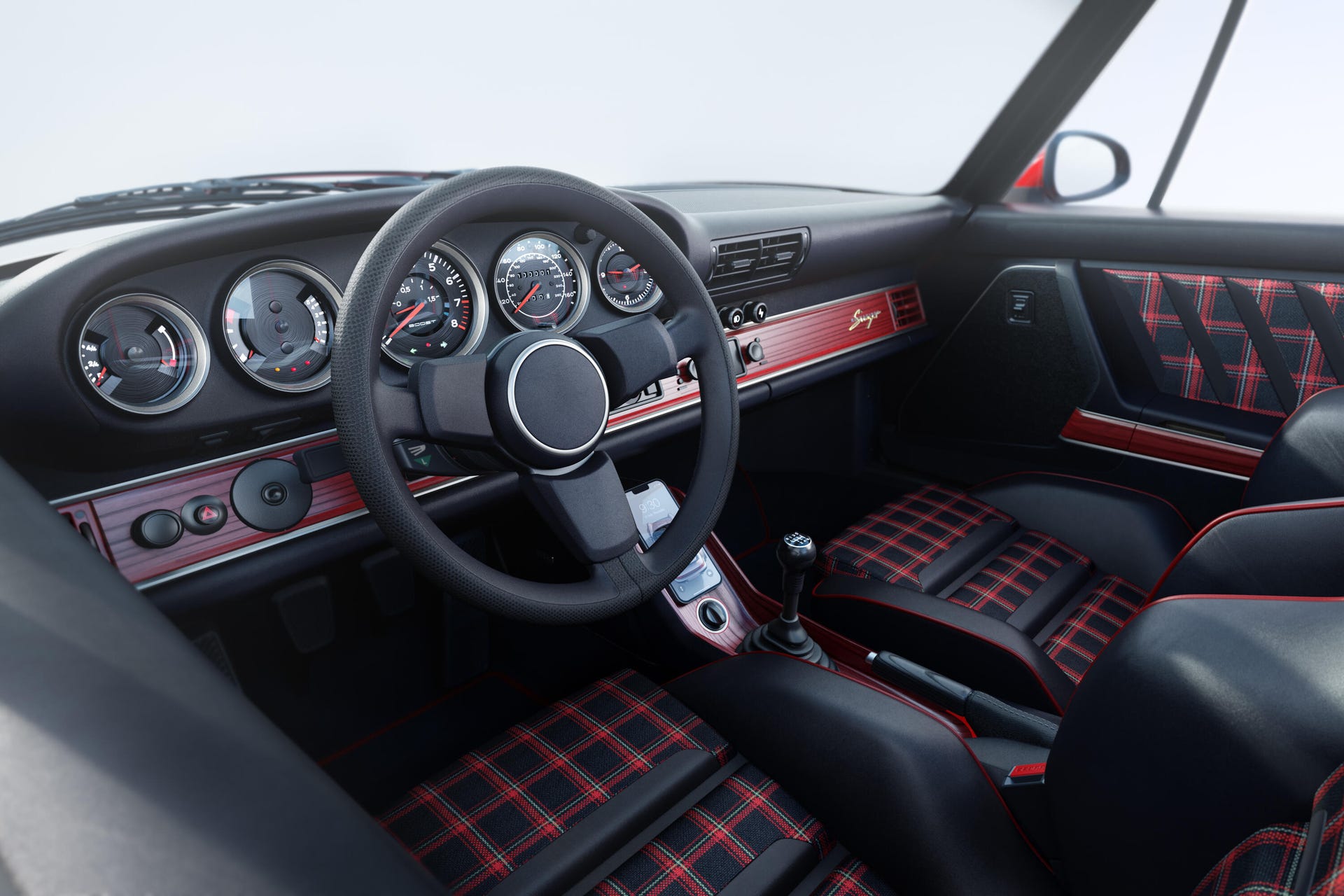 Singer Reimagined Porsche 911 Turbo Study Cabriolet interior