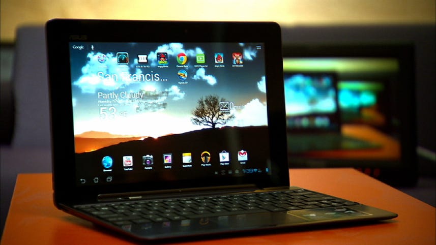 The Asus Transformer Pad Infinity TF700 demonstrates its infinite potential.