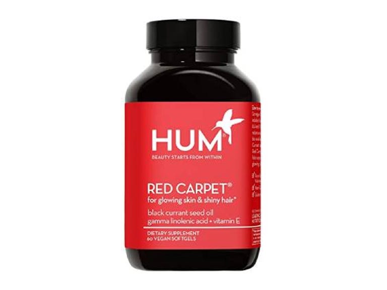 Bottle of Hum vitamin supplements