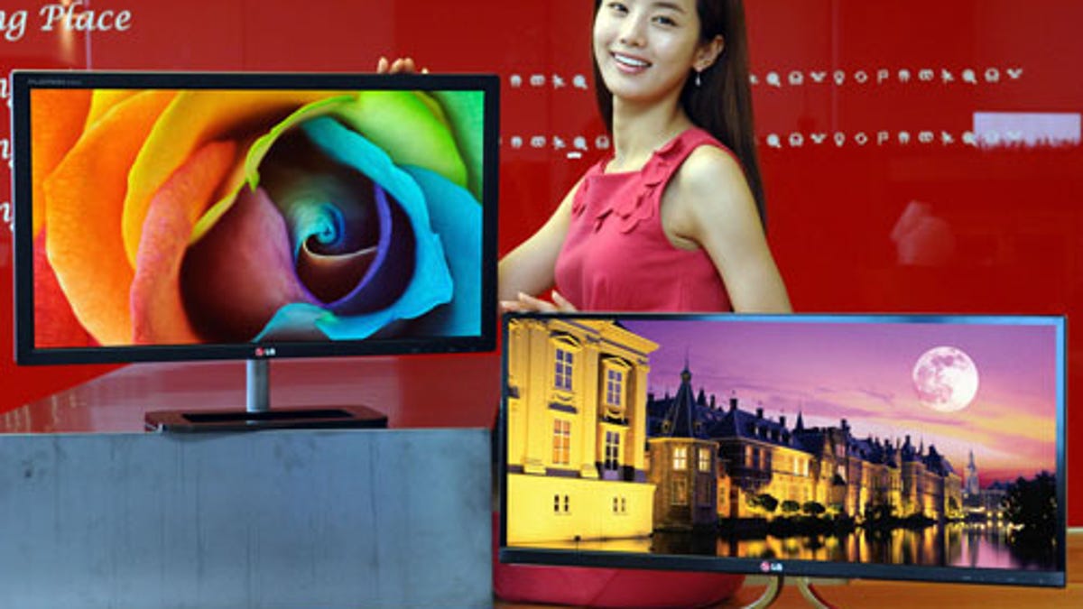 LG's new EA83 and EA93 monitors.