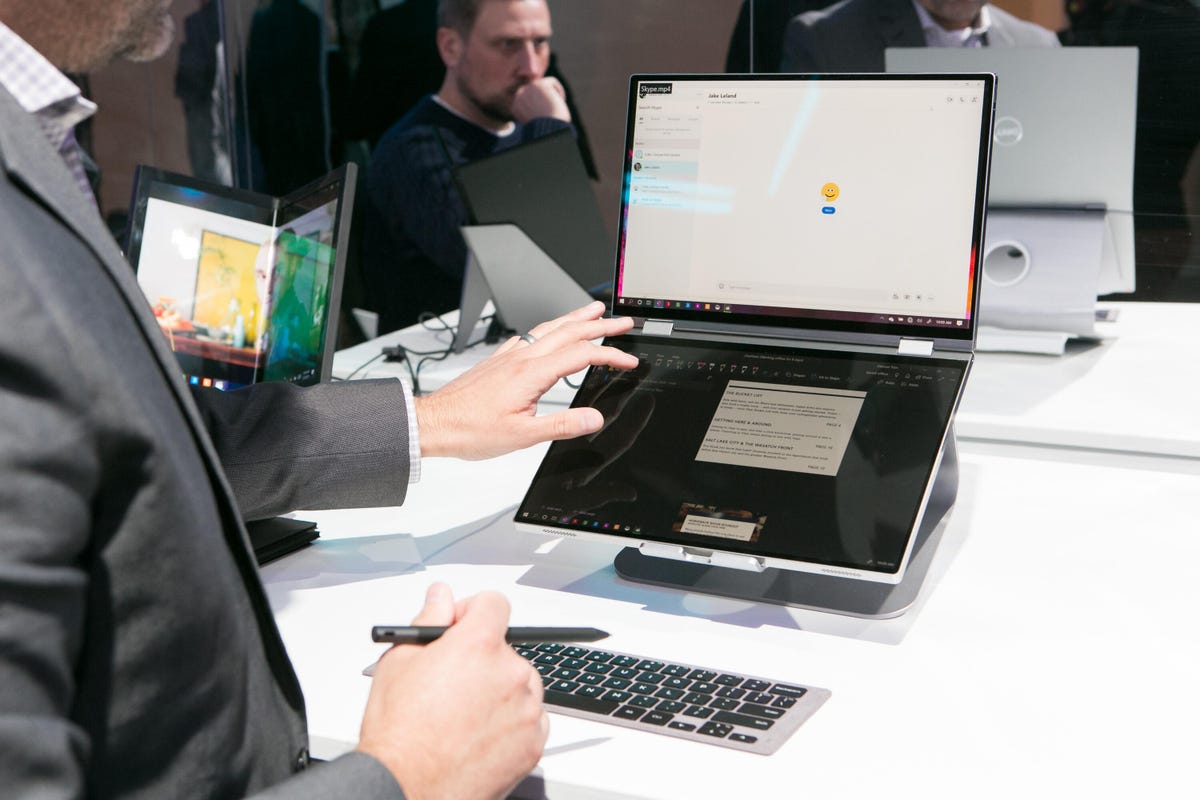 Dell Dual Screen Laptop Concept CES 2020
