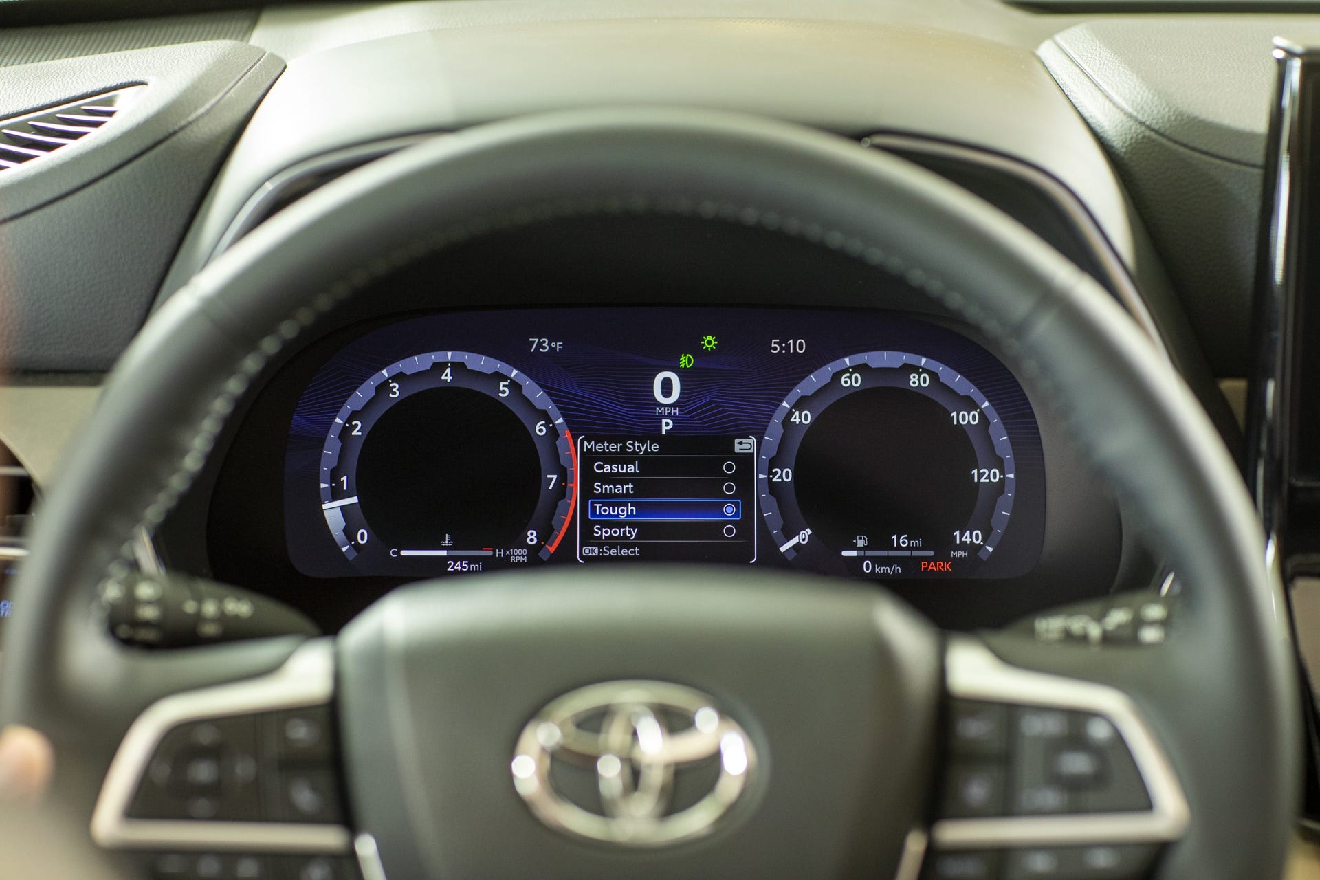 2023 Toyota Highlander gauge cluster