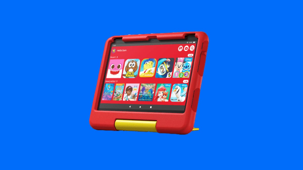 The Amazon Fire HD 10 Kids (2023) is lighter and 25% faster than the previous model