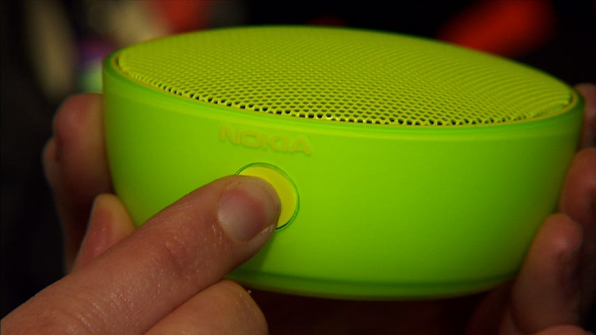Nokia MD12 speaker pairs with a tap