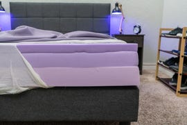 The construction of the Purple mattress