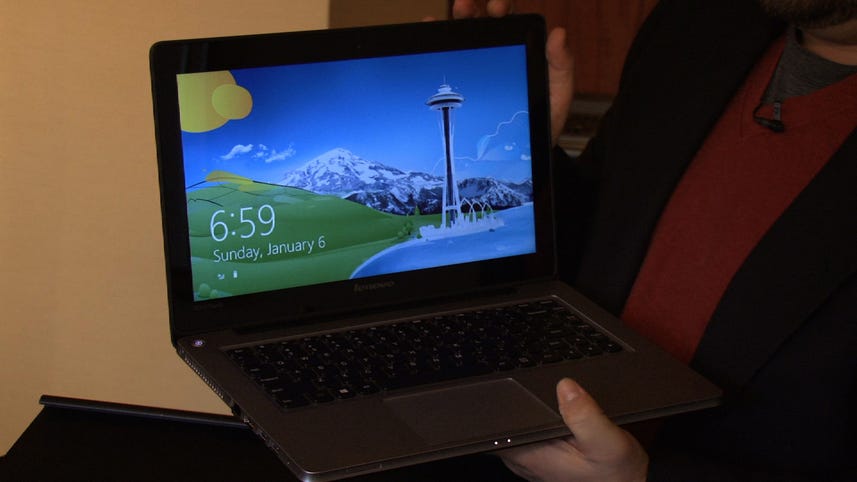 Lenovo's sleek multitouch laptop opens up a whole new game