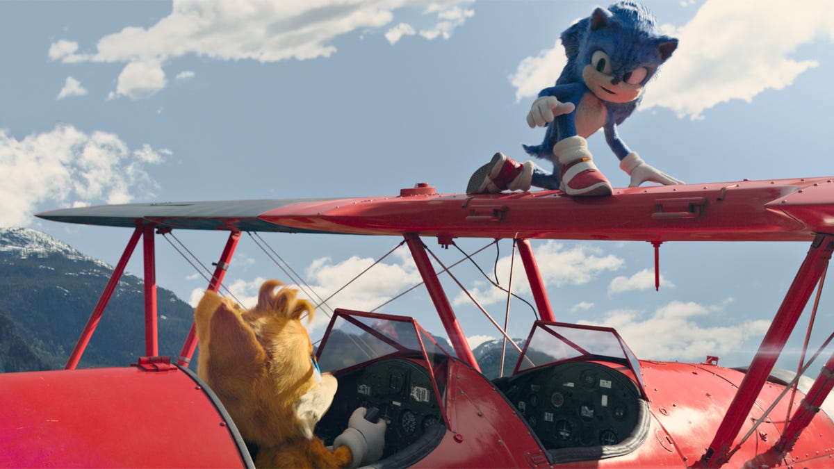 Sonic 2 plane (with Tails)