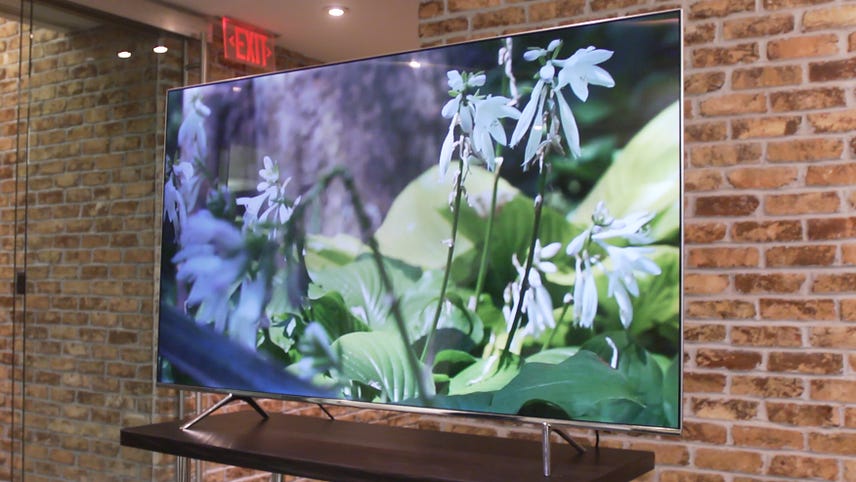 Slick-looking Samsung TV can control your gear automatically