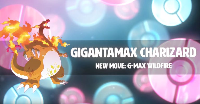 Gigantamax Charizard Pokemon Sword Shield