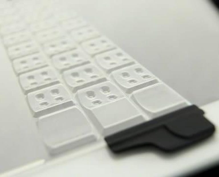 TouchFire keys close-up