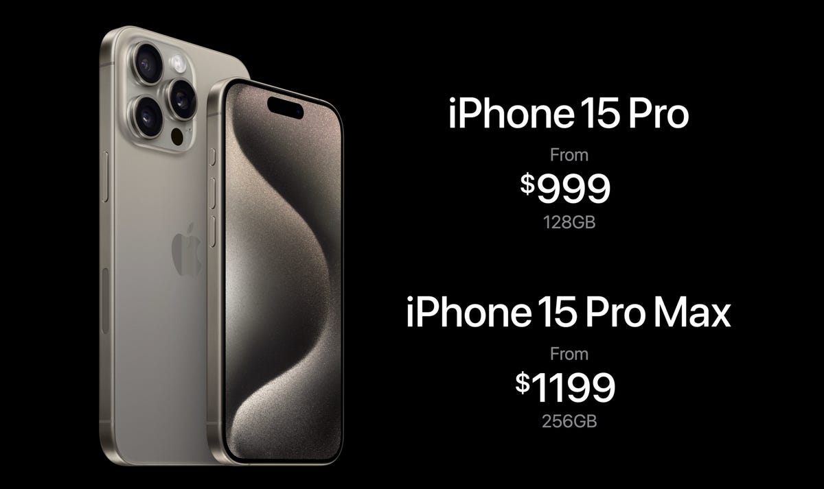 Apple iPhone 15 Pro and Pro Max Prices