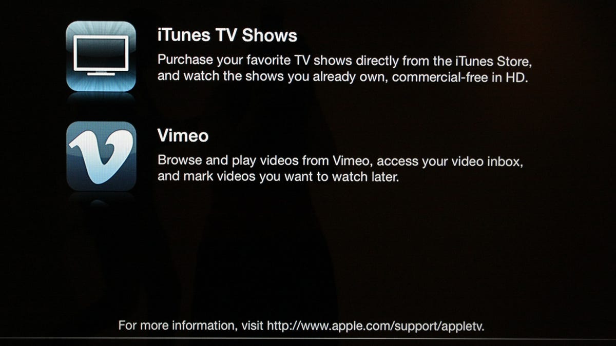 Apple TV's now serving up TV show buying and watching of purchased TV show content as part of a new update.