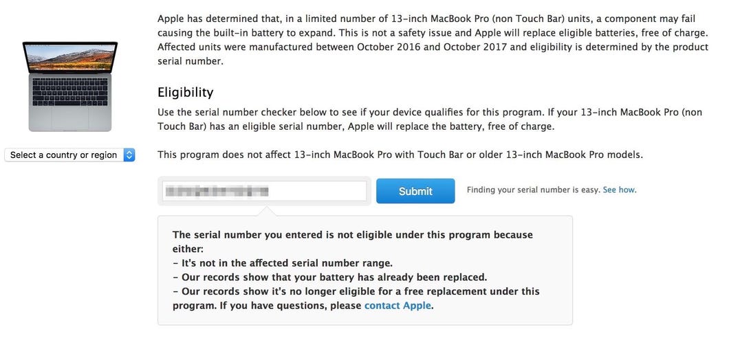 How to check if your MacBook Pro is eligible for a free battery replacement