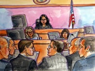<p>U.S. District Judge <a href="http://news.cnet.com/8301-13579_3-57497096-37/apple-v-samsung-why-is-judge-koh-so-angry/">Lucy H. Koh</a>, shown here in today's courtroom sketch, noticed some irregularities in the initial verdict -- Samsung was being penalized for products that did not meet the infringement requirements as laid out in the forms, and sent the jury back for more deliberations. They came back and slightly lowered the amount that Samsung, barring any other adjustments, will owe Apple. Look for pro-Samsung types to point to this as evidence that this jury was not exactly unbiased.</p>