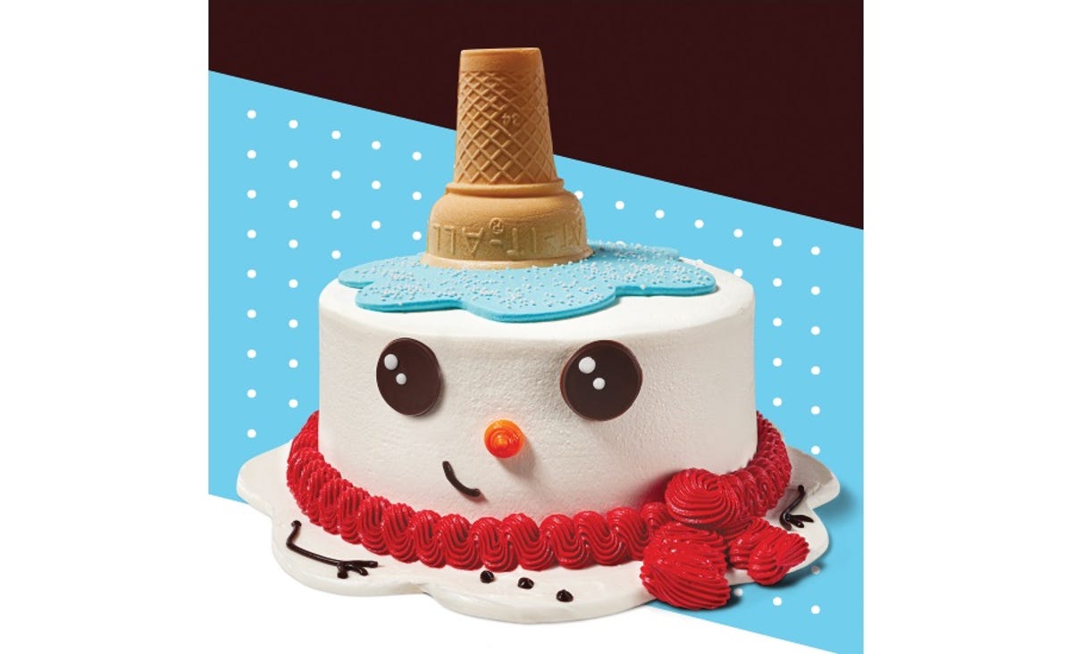 Brrr the Snowman Cake