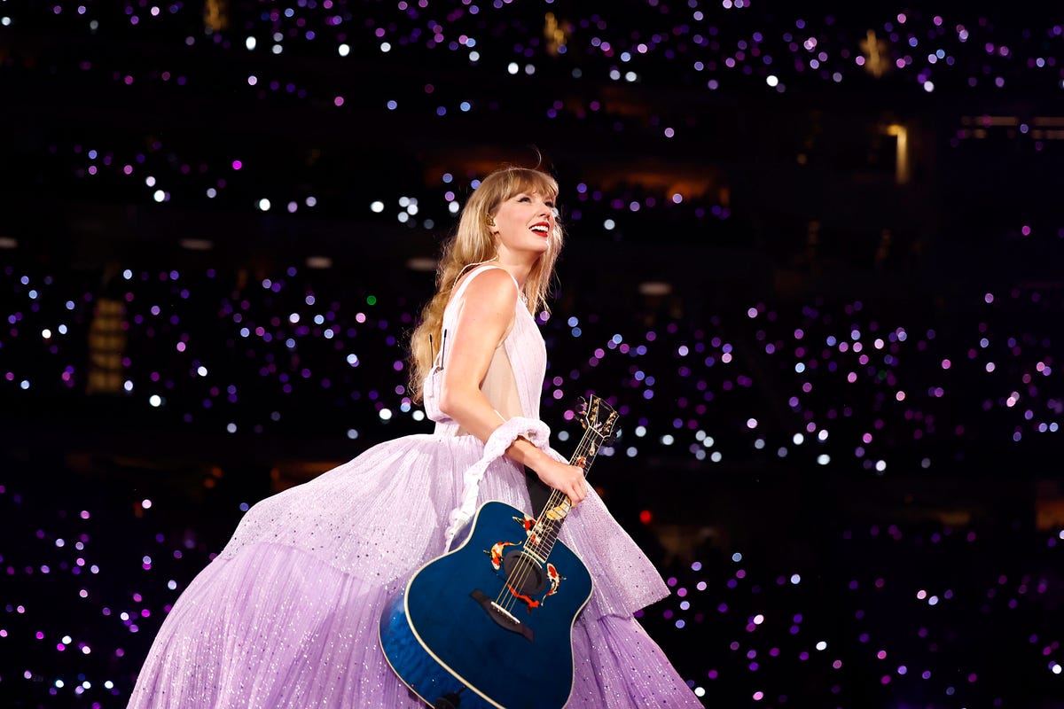 Taylor Swift performs at The Eras Tour