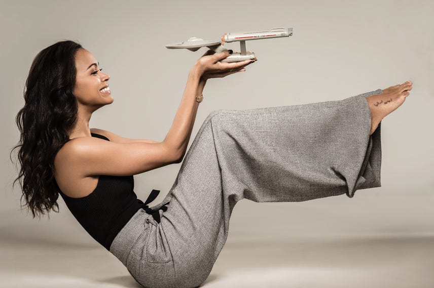 Zoe Saldana on why space is a great place for actresses