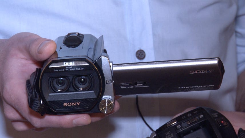 Sony HDR-TD20 3D camcorder hands-on