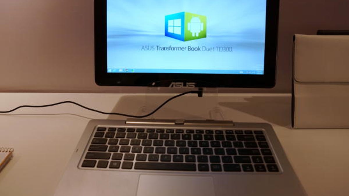 Asus' Transformer Book Duet runs both Windows and Android.