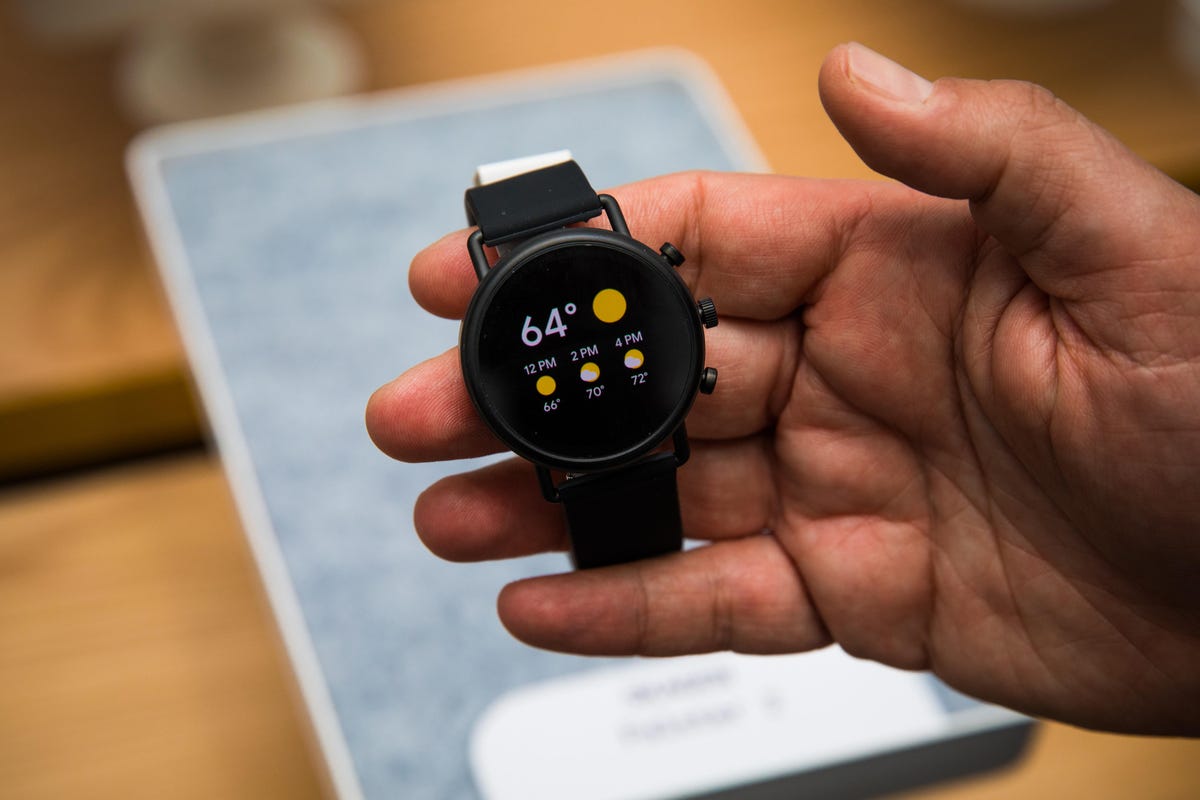 Watch OS on a smartwatch