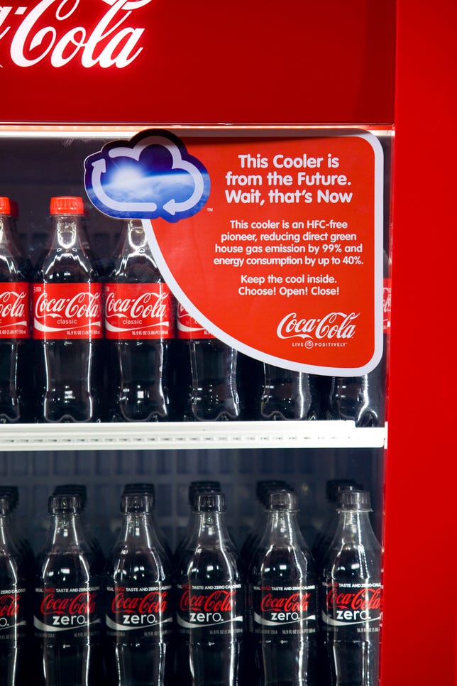 Coca-Cola's HFC-free vending machine
