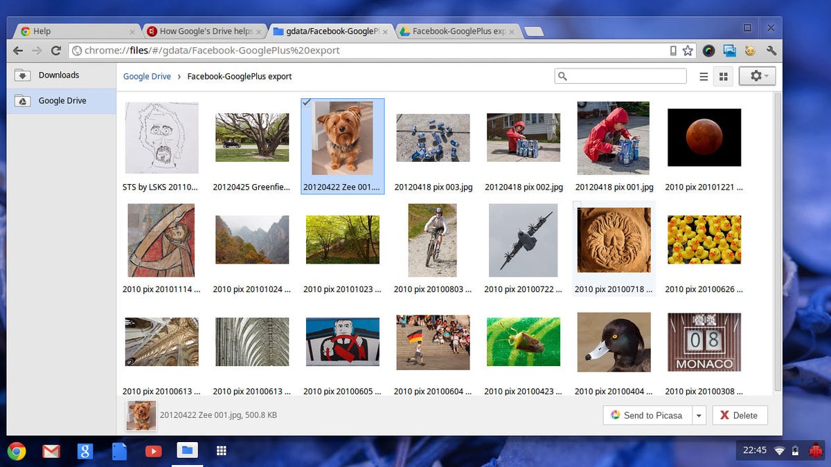 Google Drive has come to Chrome OS, the browser-based operating system that arguably needs it more than the average PC.