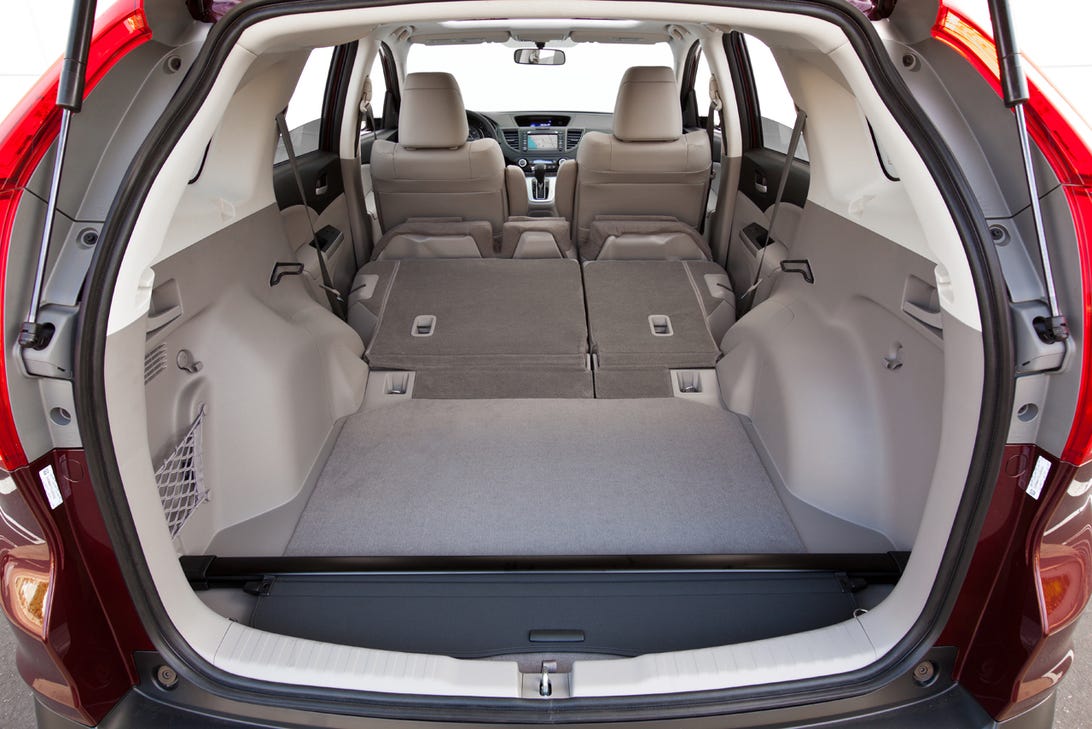 The 2012 Honda CR-V offers a new "one-touch" fold flat feature.