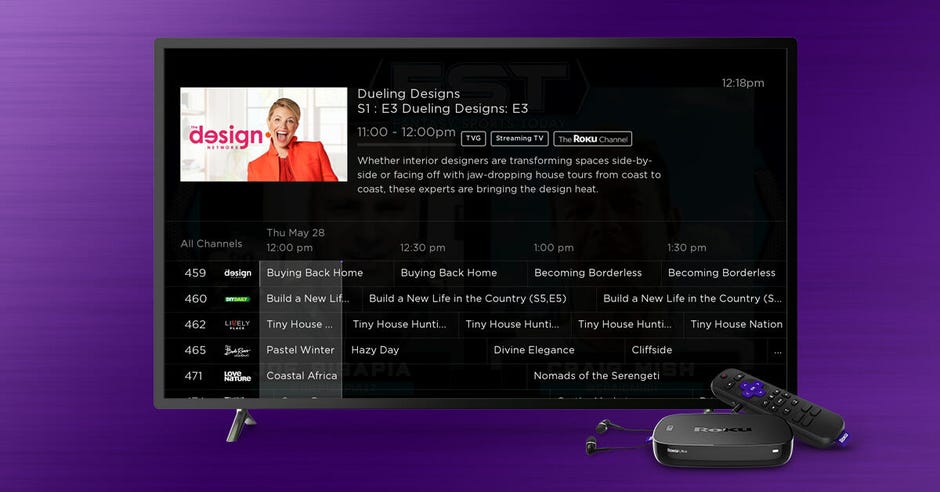 the roku channel epg live tv guide