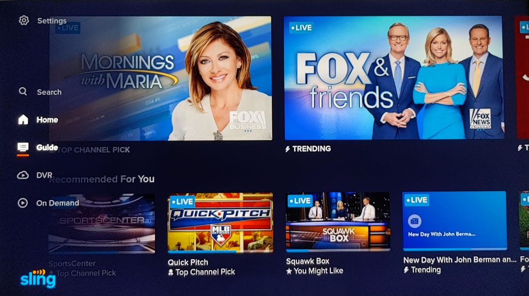 Sling TV’s new, easy-to-use menus make cord-cutting more fun: Hands-on
