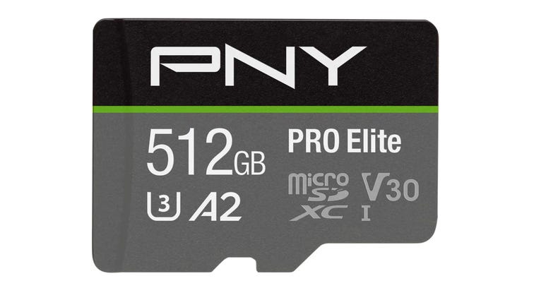 pny 512gb pro elite microsd