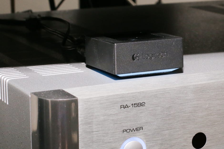 Logitech Bluetooth Music Receiver Review Forget The Aux Cord This Little Box Turns Any Stereo Into A Wireless Music System Cnet
