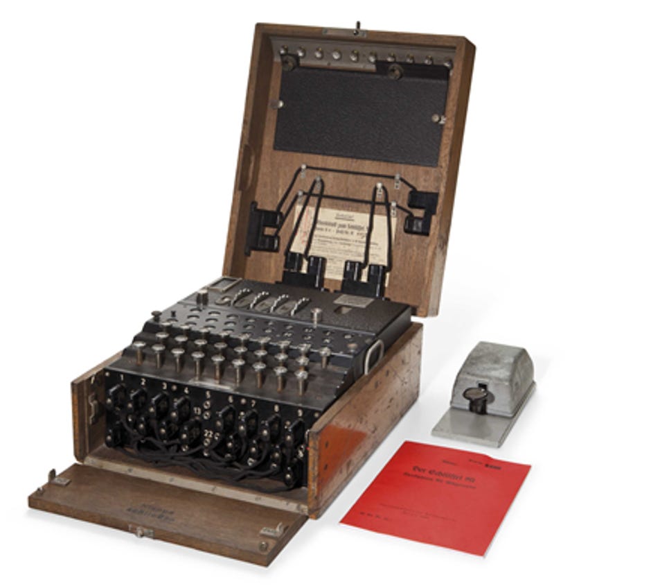 Be A Code Breaker Enigma Machines Up For Auction Cnet