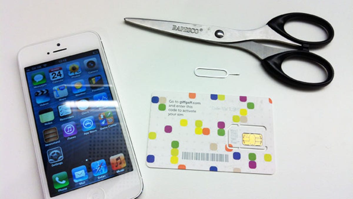 Grønthandler Hovedløse Barry How to trim your SIM to iPhone 5 nano-SIM size - CNET