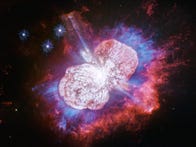 <p>NASA and ESA's Hubble Space Telescope captured this new view of Eta Carinae.</p>