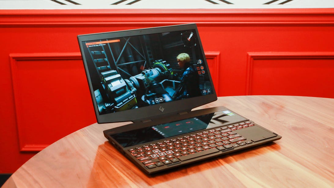 HP Omen X 2S breaks out maps and apps on a second screen