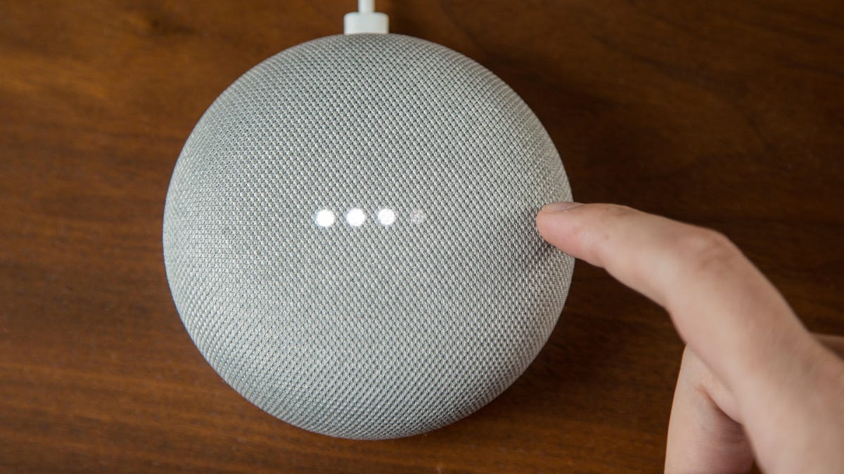 touch controls for the google home mini