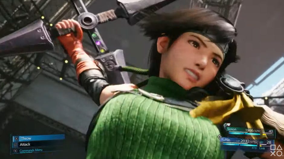 Final Fantasy 7 Remake Intergrade Adds Yuffie To The Party Cnet