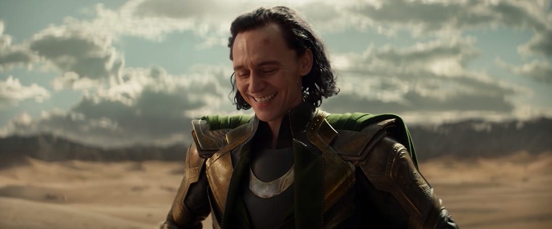 Loki in desert