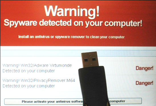 install malware to usb