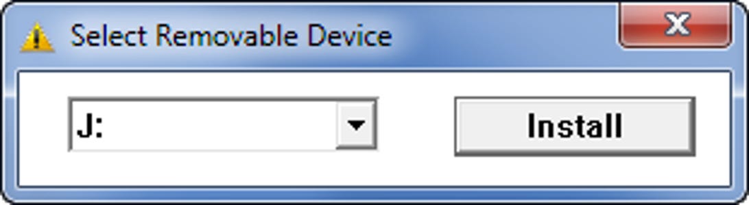 Select removable device
