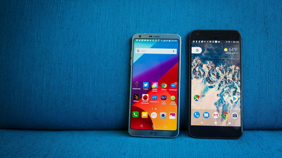 lg g6 vs google pixel xl which phone
