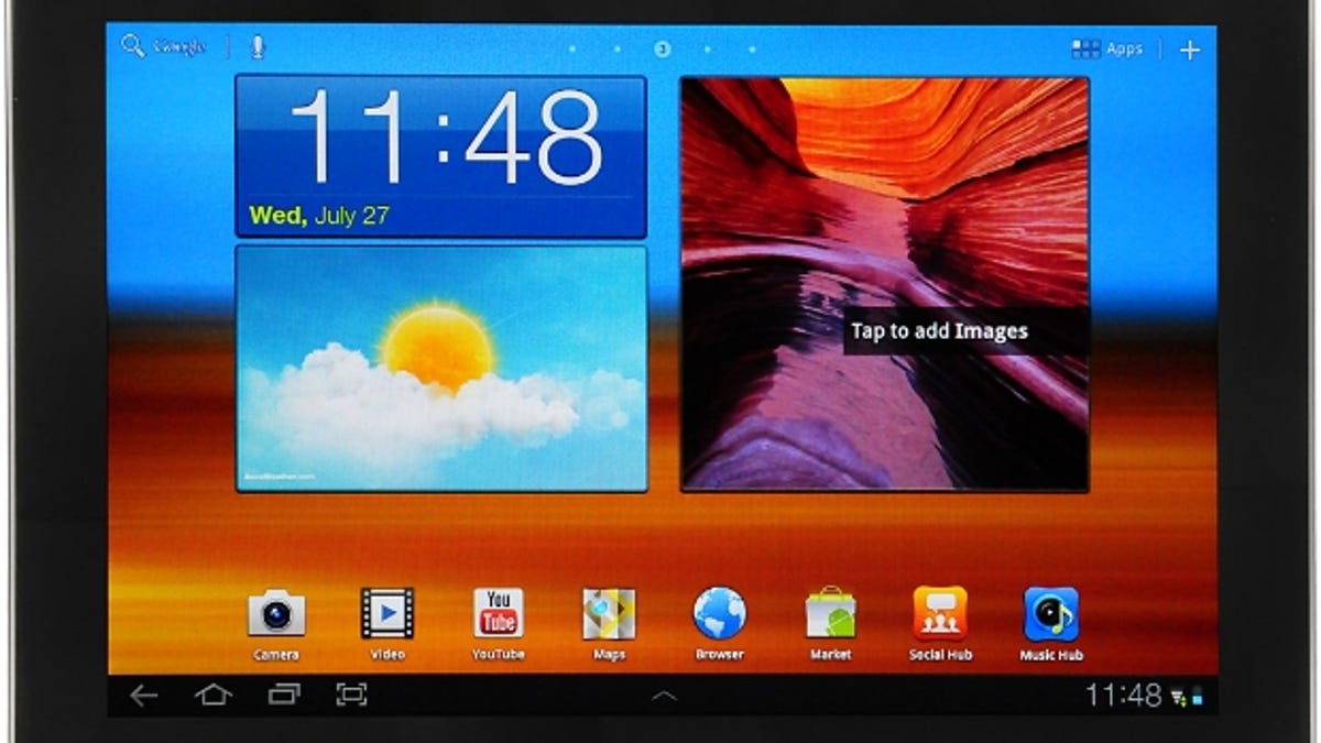 Samsung Galaxy Tab 11 6 Inch Tablet Incoming Cnet