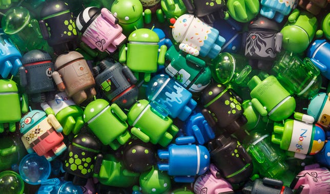 Google Android mascots