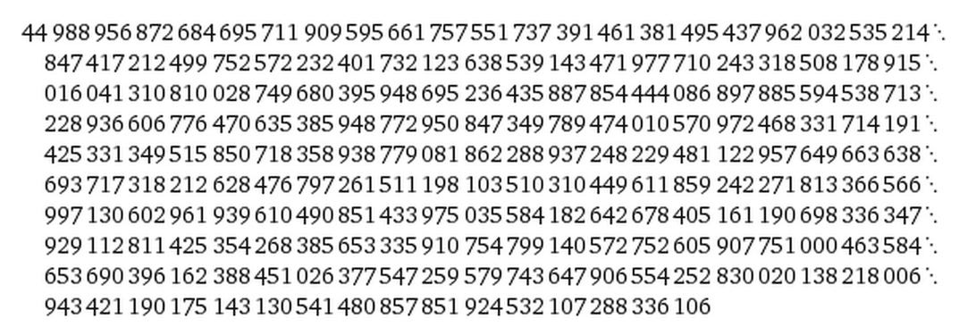 A 2,048-bit encryption key in binary is equivalent to a 617-digit number using decimal digits -- not an easy number to guess if you don't know it.