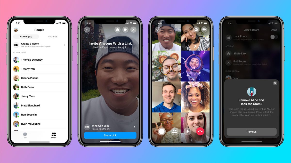 Messenger Rooms: Here&#39;s how to use Facebook&#39;s free new video chat feature -  CNET
