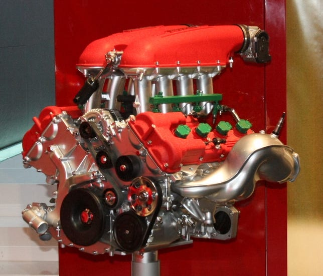 Ferrari Bio Fuel F430 engine