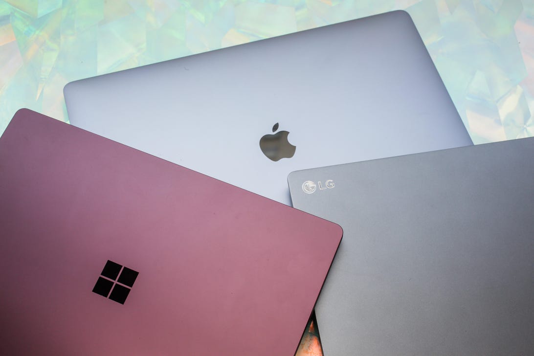Laptops from Microsoft, Apple and LG