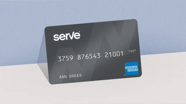 Serve American Express Prepaid Debit Account